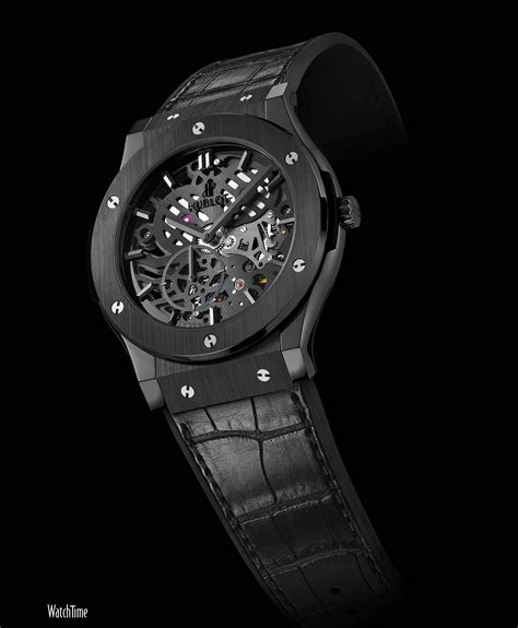 hublot black skeleton